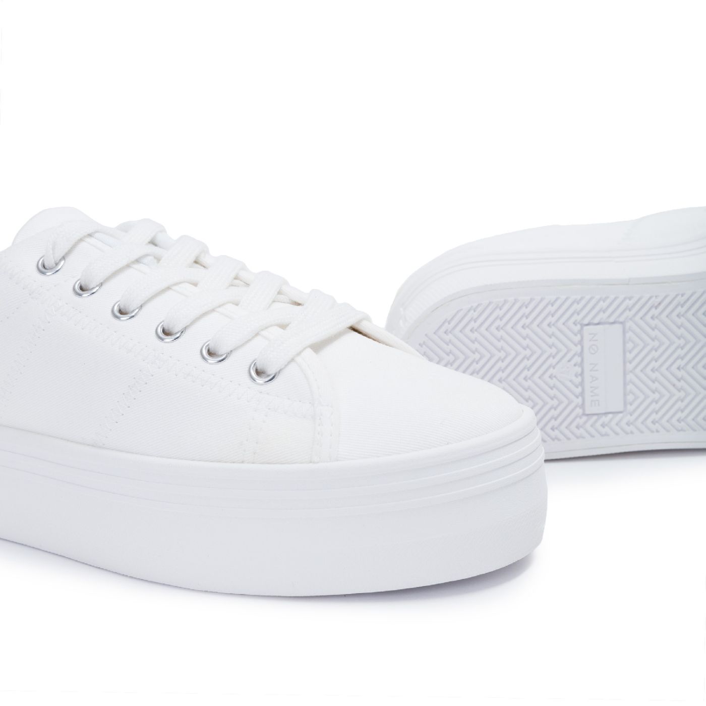 PLATO M SNEAKER  -  CANVAS  - BIANCO